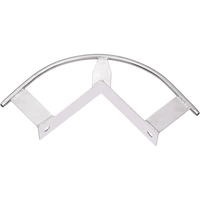 Kratos Überfahrbarer Eck-Zwischenhalter mit 90° Winkel (für Wand) für horizontale Anschlageinrichtung KS-Line (KS 4000)