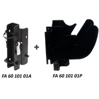 Kratos Universal Adapterplatten-Set zum Einbau des Höhensicherungsgerätes mit integrierter Rettungsfunktion auf Dreibein mit Umlenkroll