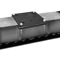 Kratos Verzinkte Stahlplatten zum Aufklemmen auf Stahlträger (80-150 mm)