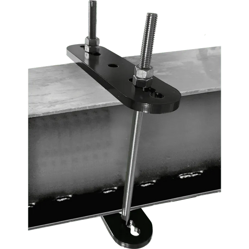 Kratos Verzinkte Stahlplatten zum Klemmen von Zwischenpunkten mittels Konterplatte (für Träger von 80150 mm Breite) - Gerüstexpress.de