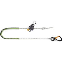 Kratos VYSKA Verbindungsmittel aus Kernmantelseil zur Arbeitsplatzpositionierung mit Seilkürzer 5 m