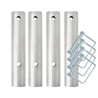 Kupplungen für Rollgerüste + 4 Sicherheitsclips