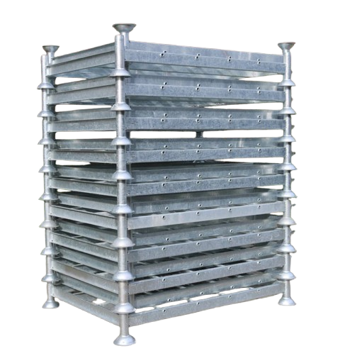 Rungenpalette, Stapelgestell, Manurak 1935 x 1455 x 300 mm ohne Rohre