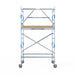 Rollgerüst Alumexx Extra 135x190 4,2m Arbeitshöhe an der Fassade - Gerüstexpress.de