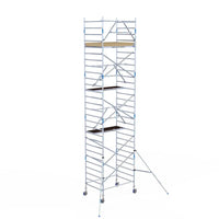 Rollgerüst Alumexx Extra 135x190 9,2m Arbeitshöhe an der Fassade