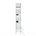 Rollgerüst Alumexx Extra 135x250 9,2m Arbeitshöhe an der Fassade - Gerüstexpress.de
