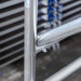 Rollgerüst Alumexx Extra 75x190 7,2m Arbeitshöhe an der Fassade - Gerüstexpress.de