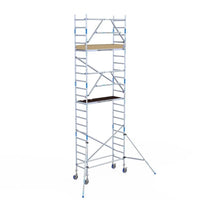Échafaudage mobile Alumexx Extra 75x190 hauteur de travail 7,2m en façade