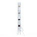 Rollgerüst Alumexx Extra 75x250 10,2m Arbeitshöhe an der Fassade - Gerüstexpress.de
