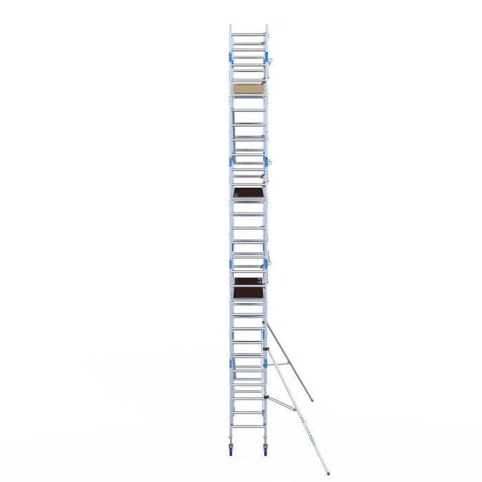 Rollgerüst Alumexx Extra 75x250 9,2m Arbeitshöhe an der Fassade - Gerüstexpress.de