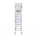 Rollgerüst Alumexx Extra 90x250 5,2m Arbeitshöhe an der Fassade - Gerüstexpress.de