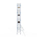 Rollgerüst Alumexx Extra 90x250 9,2m Arbeitshöhe an der Fassade - Gerüstexpress.de