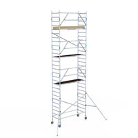 Rollgerüst Alumexx Extra 90x250 9,2m Arbeitshöhe an der Fassade