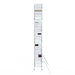 Rollgerüst Alumexx Light 135x190 12,2m Arbeitshöhe an der Fassade - Gerüstexpress.de