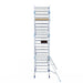 Rollgerüst Alumexx Light 135x190 7,2m Arbeitshöhe an der Fassade - Gerüstexpress.de