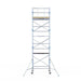 Rollgerüst Alumexx Light 135x190 8,2m Arbeitshöhe an der Fassade - Gerüstexpress.de