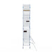 Rollgerüst Alumexx Light 135x190 9,2m Arbeitshöhe an der Fassade - Gerüstexpress.de