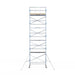 Rollgerüst Alumexx Light 135x250 10,2m Arbeitshöhe an der Fassade - Gerüstexpress.de