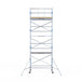 Rollgerüst Alumexx Light 135x250 8,2m Arbeitshöhe an der Fassade - Gerüstexpress.de