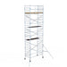 Rollgerüst Alumexx Light 135x250 9,2m Arbeitshöhe an der Fassade - Gerüstexpress.de