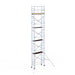 Rollgerüst Alumexx Light 75x190 10,2m Arbeitshöhe an der Fassade - Gerüstexpress.de
