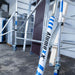 Rollgerüst Alumexx Light 75x190 10,2m Arbeitshöhe an der Fassade - Gerüstexpress.de