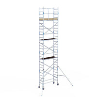 Rollgerüst Alumexx Light 75x190 9,2m Arbeitshöhe an der Fassade