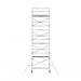 Rollgerüst Alumexx Light 75x250 10,2m Arbeitshöhe an der Fassade - Gerüstexpress.de