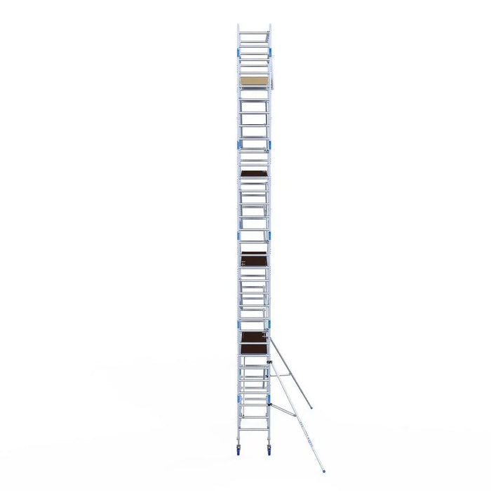 Rollgerüst Alumexx Light 75x250 10,2m Arbeitshöhe an der Fassade - Gerüstexpress.de