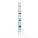 Rollgerüst Alumexx Light 75x250 10,2m Arbeitshöhe an der Fassade - Gerüstexpress.de