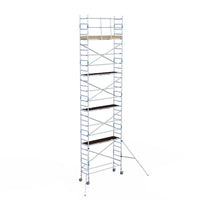 Rollgerüst Alumexx Light 75x250 10,2m Arbeitshöhe an der Fassade