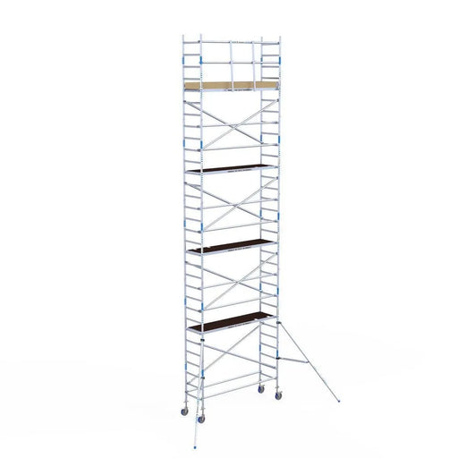Rollgerüst Alumexx Light 75x250 10,2m Arbeitshöhe an der Fassade - Gerüstexpress.de