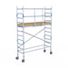 Rollgerüst Alumexx Light 75x250 4,2m Arbeitshöhe an der Fassade - Gerüstexpress.de