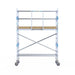 Rollgerüst Alumexx Light 75x250 4,2m Arbeitshöhe an der Fassade - Gerüstexpress.de