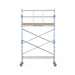 Rollgerüst Alumexx Light 75x250 5,2m Arbeitshöhe an der Fassade - Gerüstexpress.de