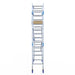 Rollgerüst Alumexx Light 75x250 5,2m Arbeitshöhe an der Fassade - Gerüstexpress.de