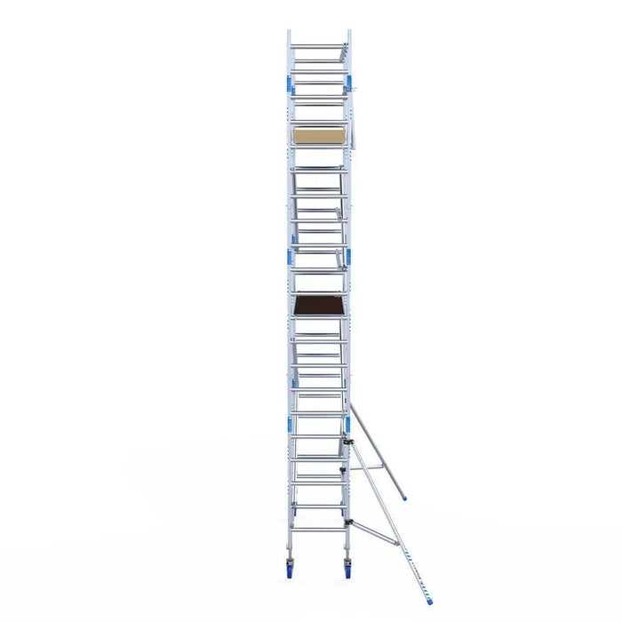 Rollgerüst Alumexx Light 75x250 7,2m Arbeitshöhe an der Fassade - Gerüstexpress.de