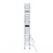 Rollgerüst Alumexx Light 75x250 7,2m Arbeitshöhe an der Fassade - Gerüstexpress.de