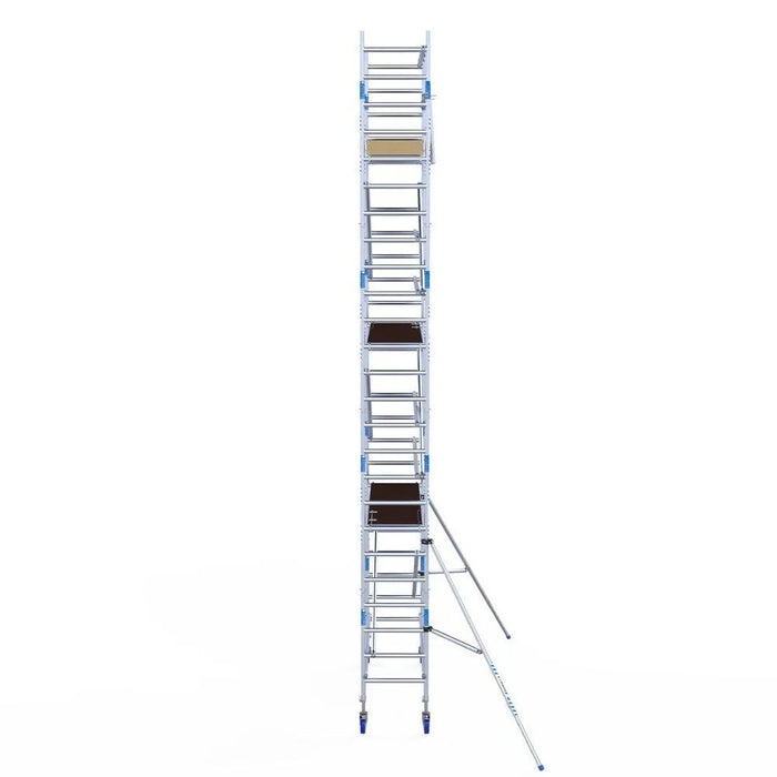 Rollgerüst Alumexx Light 75x250 8,2m Arbeitshöhe an der Fassade - Gerüstexpress.de