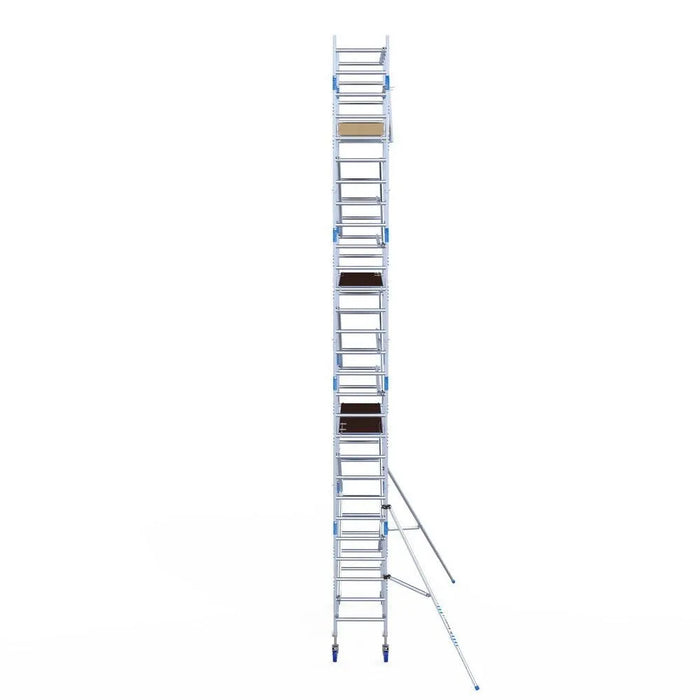 Rollgerüst Alumexx Light 75x250 9,2m Arbeitshöhe an der Fassade - Gerüstexpress.de