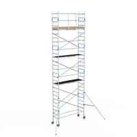 Rollgerüst Alumexx Light 75x250 9,2m Arbeitshöhe an der Fassade