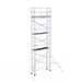 Rollgerüst Alumexx Light 75x250 9,2m Arbeitshöhe an der Fassade - Gerüstexpress.de