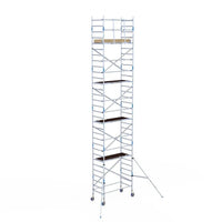 Rollgerüst Alumexx Light 90x190 10,2m Arbeitshöhe an der Fassade