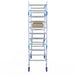 Rollgerüst Alumexx Light 90x250 4,2m Arbeitshöhe an der Fassade - Gerüstexpress.de
