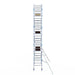 Rollgerüst Alumexx Light 90x250 8,2m Arbeitshöhe an der Fassade - Gerüstexpress.de