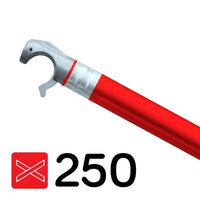 Diagonale d'échafaudage mobile 250 cm rouge