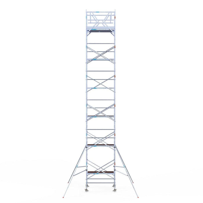 Rollgerüst Eurogerüst Original 135x190 13,2m Arbeitshöhe Carbonplattform freistehend - Gerüstexpress.de