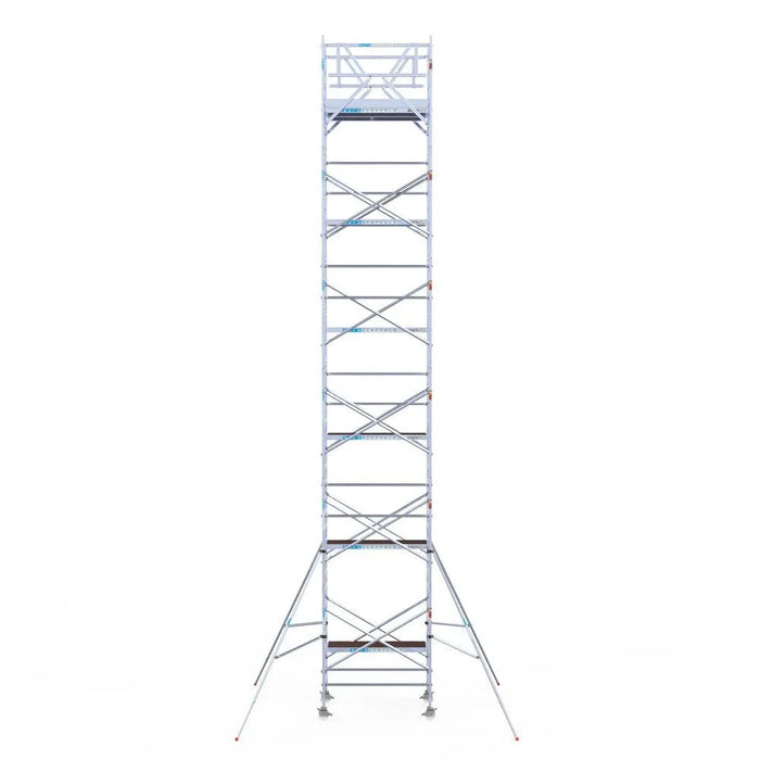 Rollgerüst Eurogerüst Original 135x190 13,2m Arbeitshöhe Carbonplattform freistehend - Gerüstexpress.de