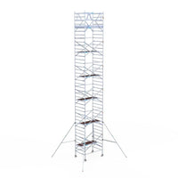Rollgerüst Eurogerüst Original 135x190 13,2m Arbeitshöhe Carbonplattform freistehend