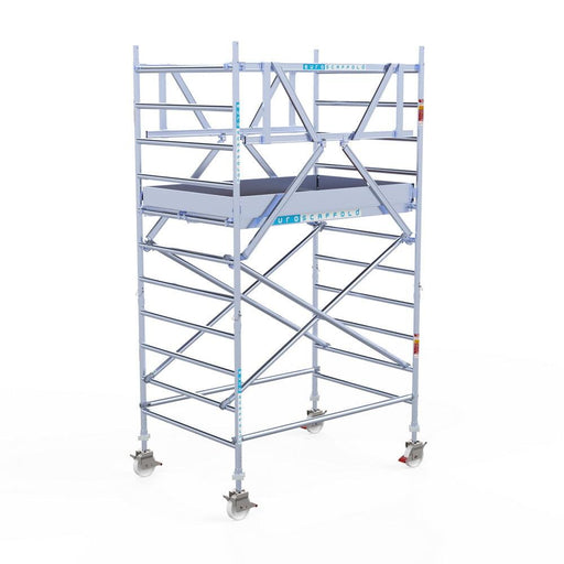 Rollgerüst Eurogerüst Original 135x190 4,2m Arbeitshöhe freistehend - Gerüstexpress.de